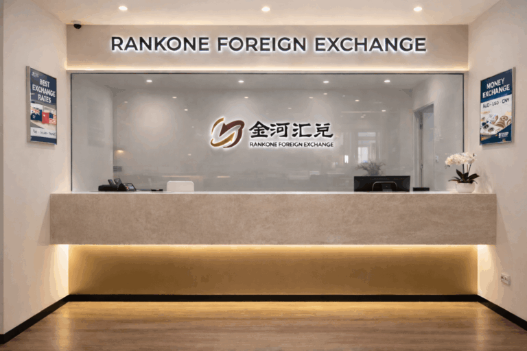 Rankone Foreign Exchange currency exchange branch in Burwood Sydney